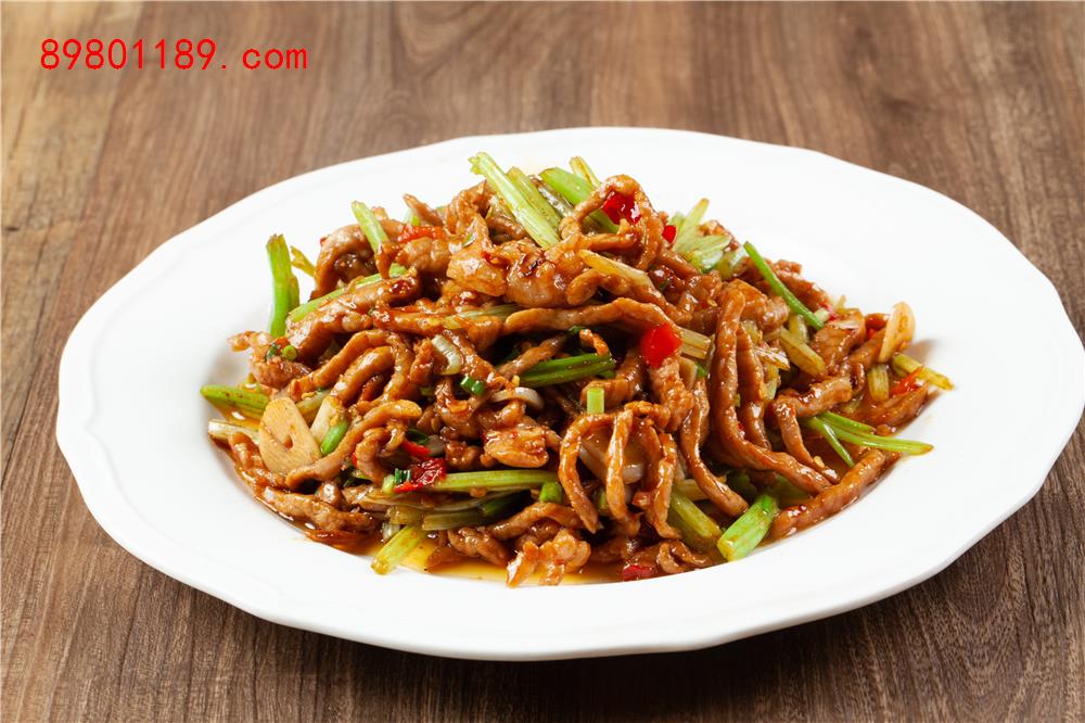 芹菜炒肉丝